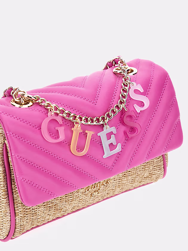 Straw crossbody bag - GUESS