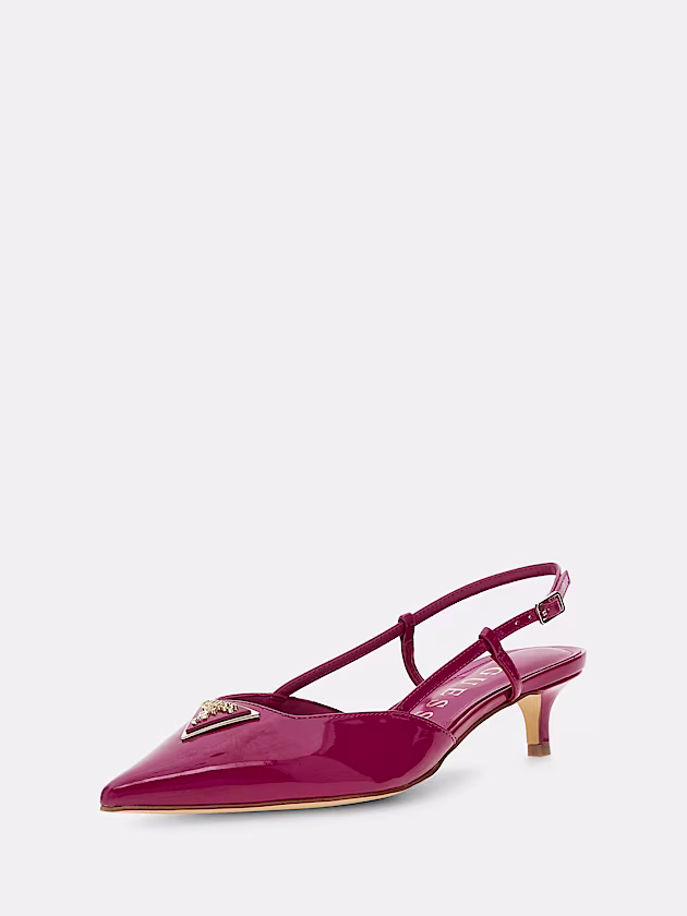 Jesson patent slingback - GUESS
