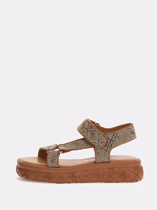 Lode 4G logo sandal - GUESS
