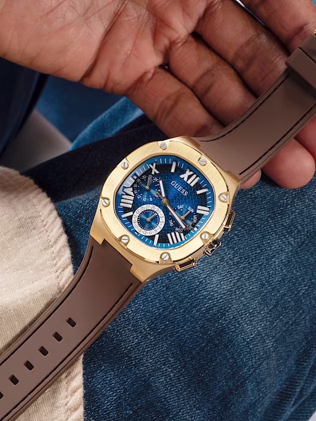 Multi-function silicone watch - GUESS