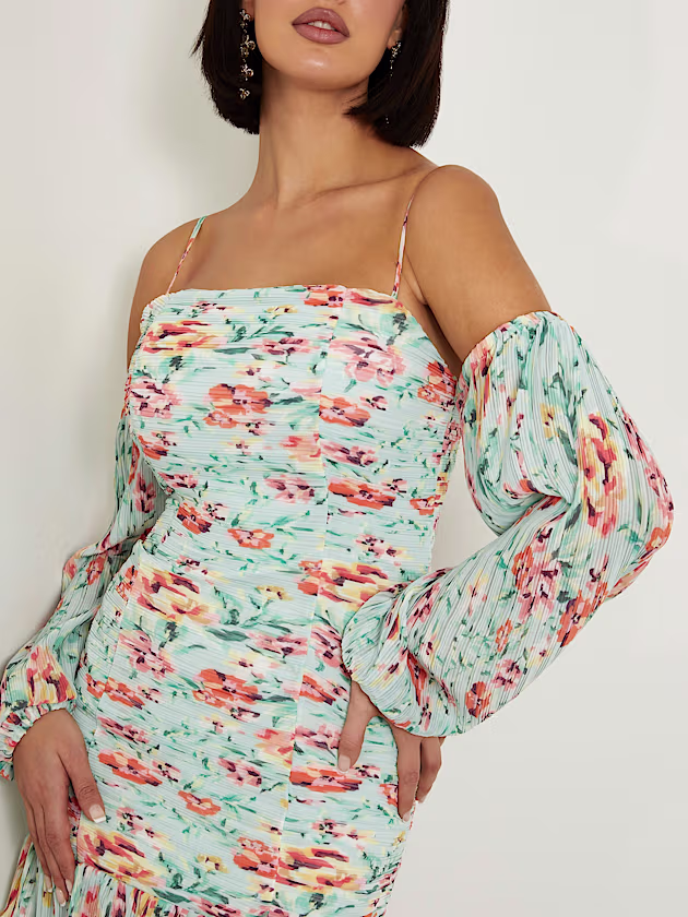 Floral print mini dress - GUESS