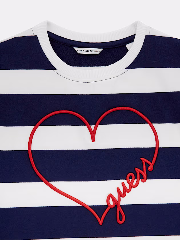 Striped midi dress - GUESS