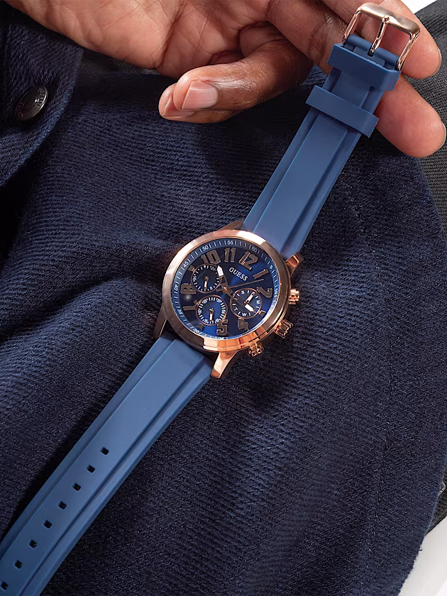 Silicone multi-function watch - GUESS