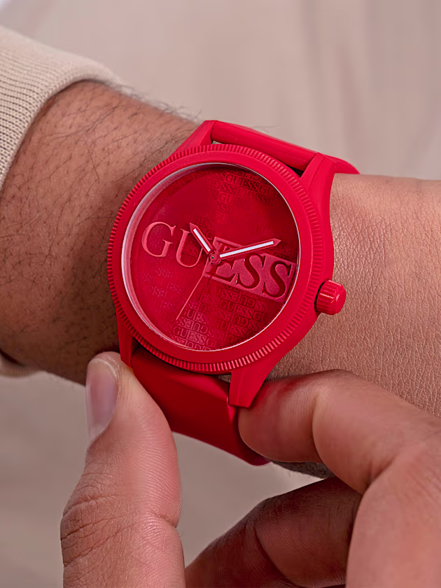 Analogue watch with logo detail - GUESS