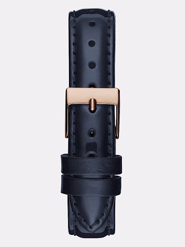 Patent leather analogue watch - GUESS