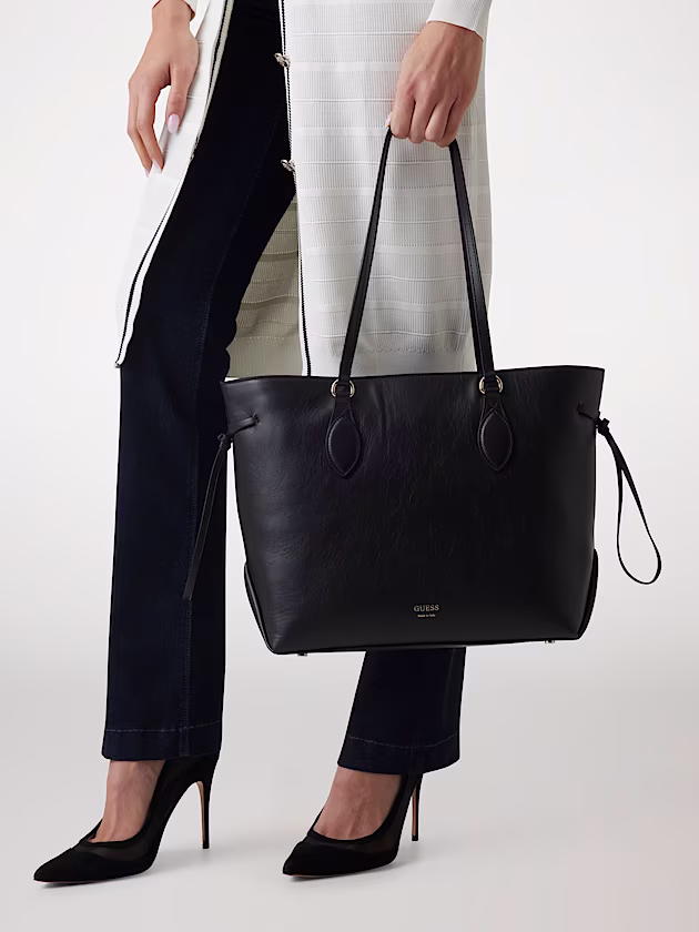 Florence genuine leather shoulder bag - GUESS