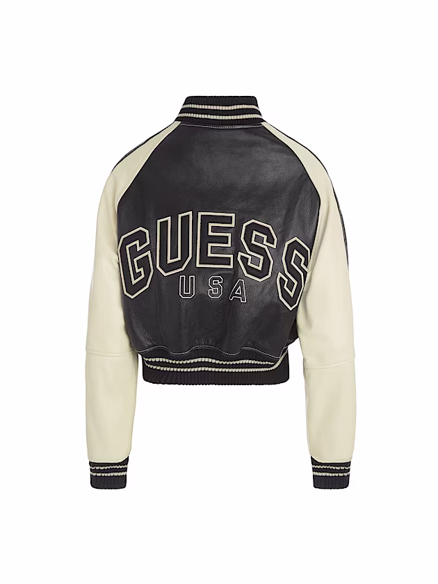 Genuine leather jacket - GUESS