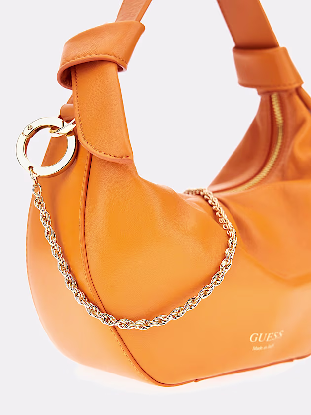 Jolie Genuine Leather Mini Crescent Bag - GUESS