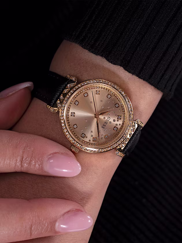 Genuine Leather analogue watch - GUESS