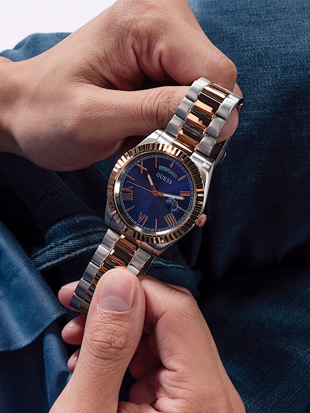 Watch in recycled steel 42 mm - GUESS