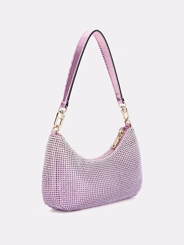Zalina Rhinestone Mini Shoulder Bag - GUESS