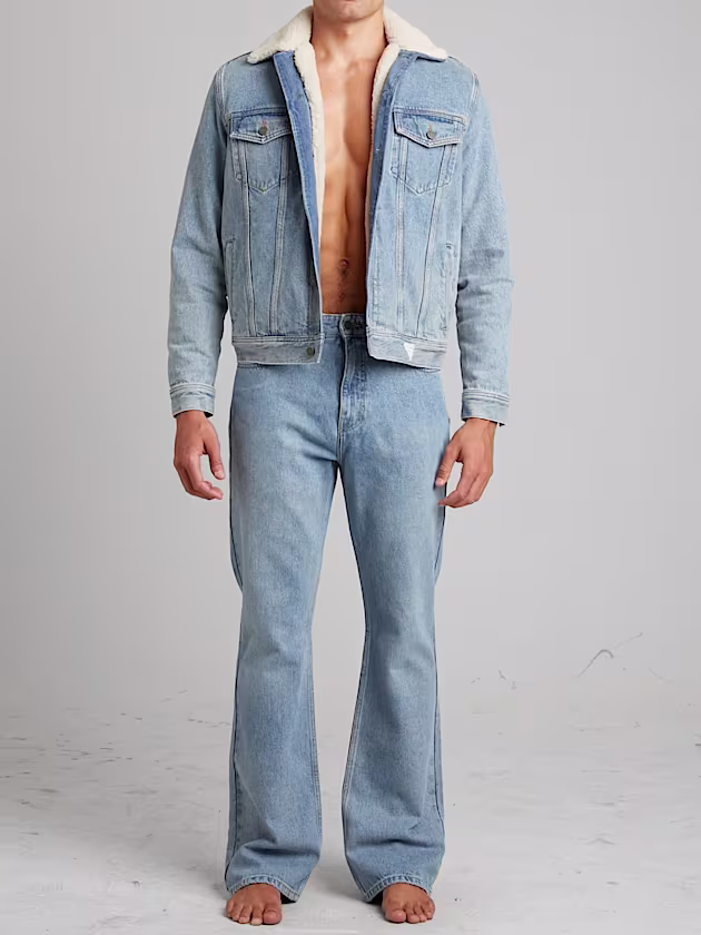 Indigo Denim Flare Pants - GUESS