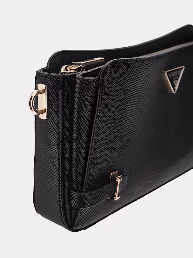 Rosalba Saffiano Mini Crossbody - GUESS