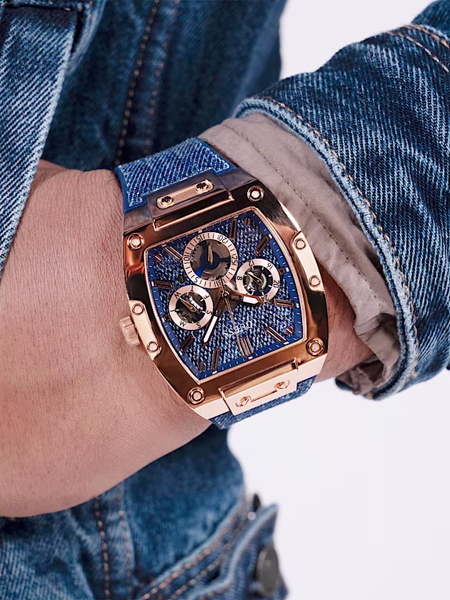 Denim multi-function watch - GUESS