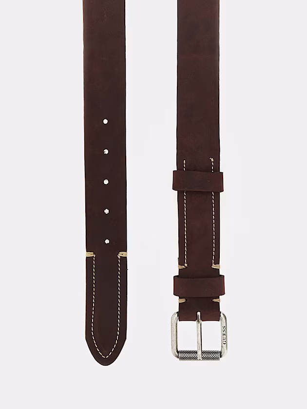 Aveio Genuine Leather Belt - GUESS