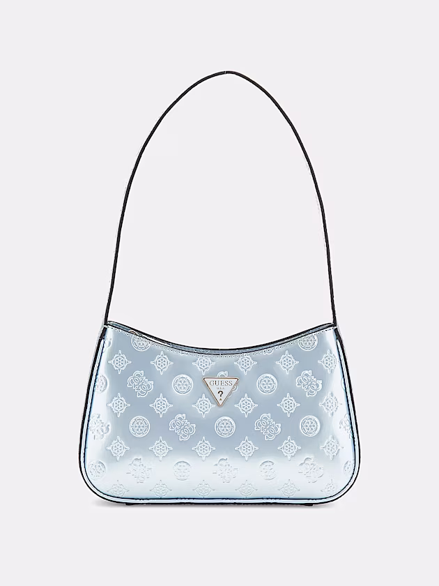 Arnela 4G Peony Logo Shoulder Bag - GUESS