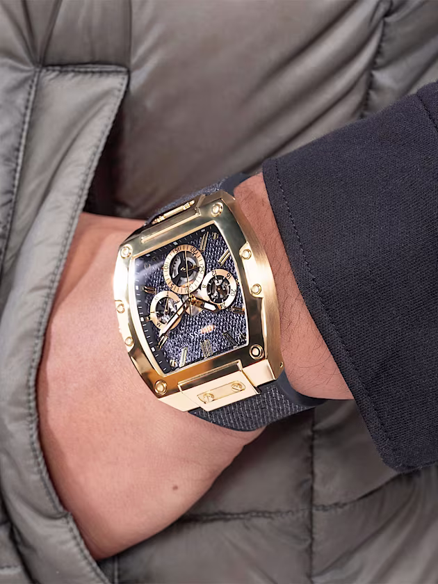 Denim multi-function watch - GUESS