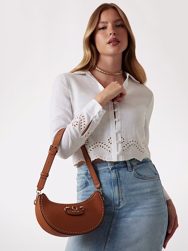 Nastra Mini Shoulder Bag - GUESS