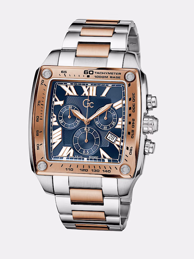 GC watch in stainless steel 45 mm - GUESS