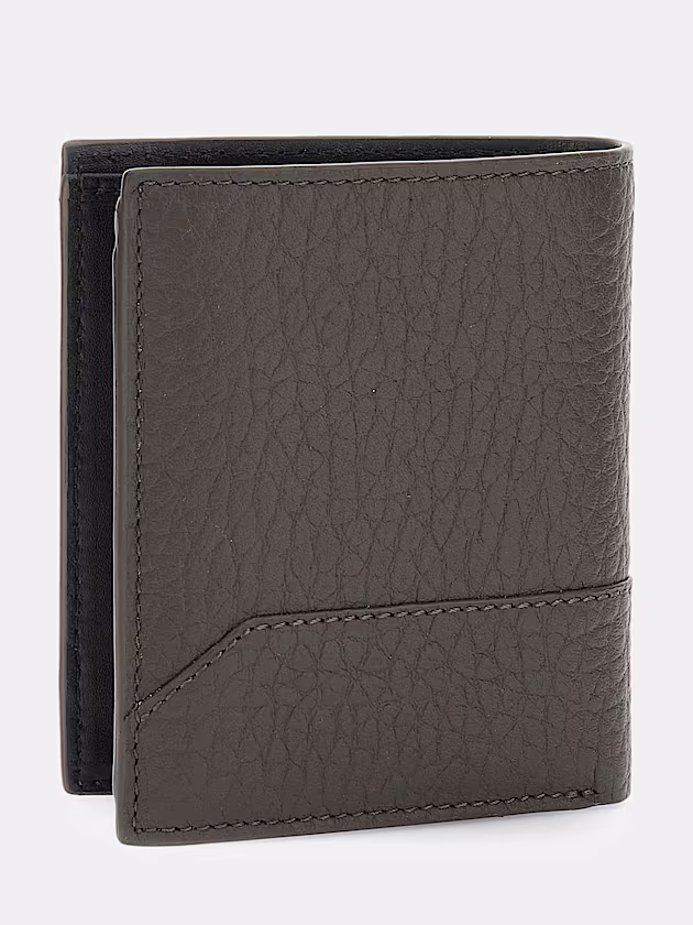 Barcellona genuine leather mini wallet - GUESS