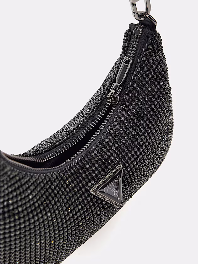 Zalina Rhinestone Mini Shoulder Bag - GUESS