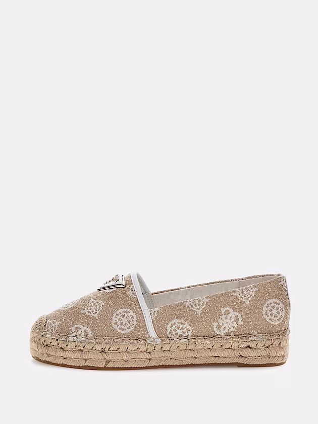Jolandon leather-blend espadrille - GUESS
