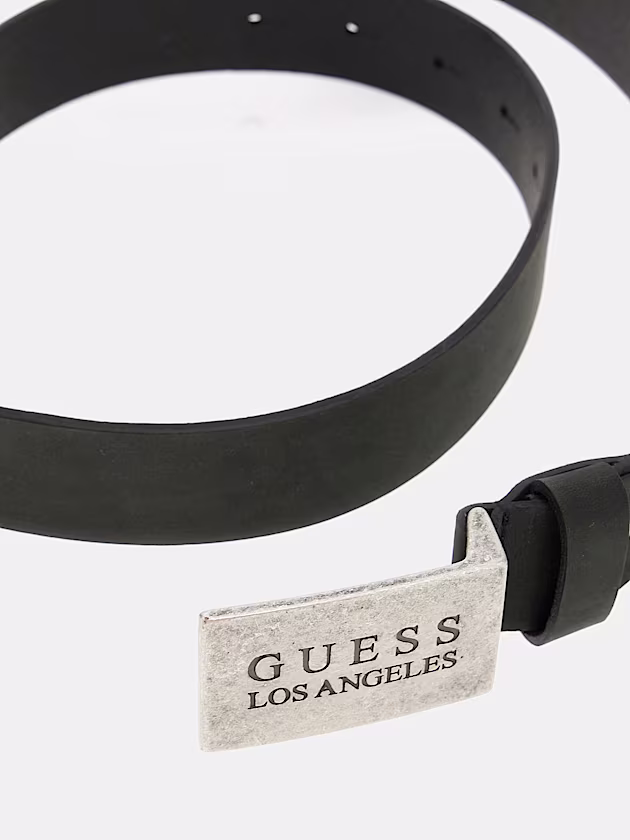 Algarve Genuine Leather Belt - GUESS
