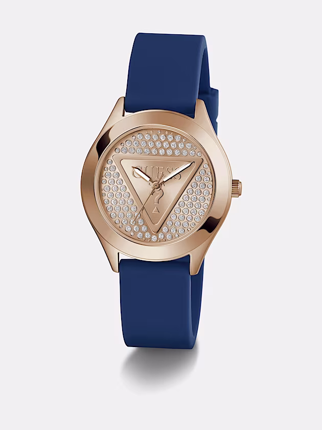 Crystal appliqué analogue watch - GUESS