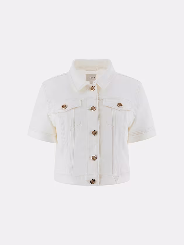 Cropped denim jacket - GUESS