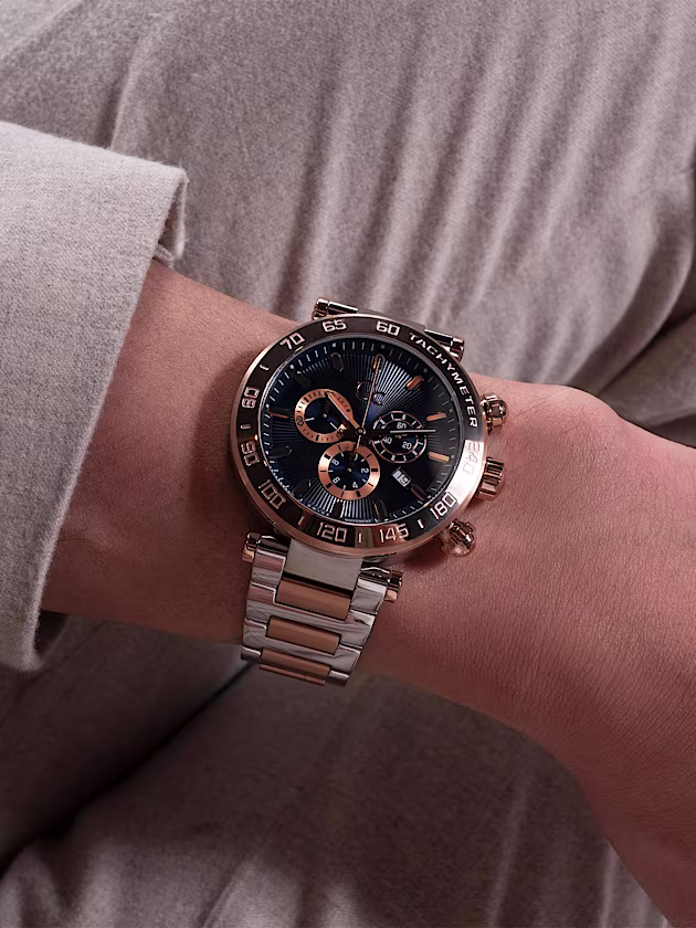 GC multi-function watch in stainless steel - GUESS