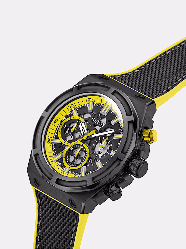 Silicone multi-function watch - GUESS