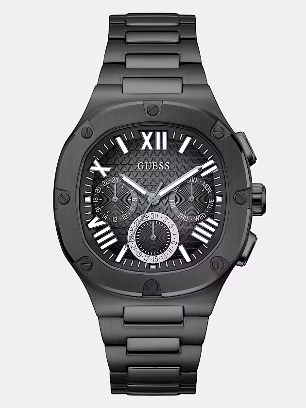 Multi-function steel watch - GUESS