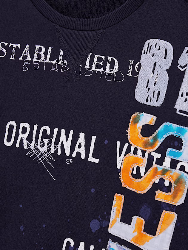 Logo embroidery sweatshirt - GUESS