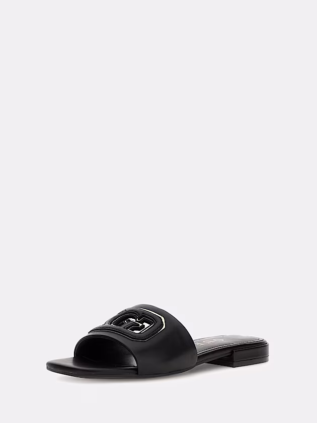 Tarisha leather-blend sandal - GUESS