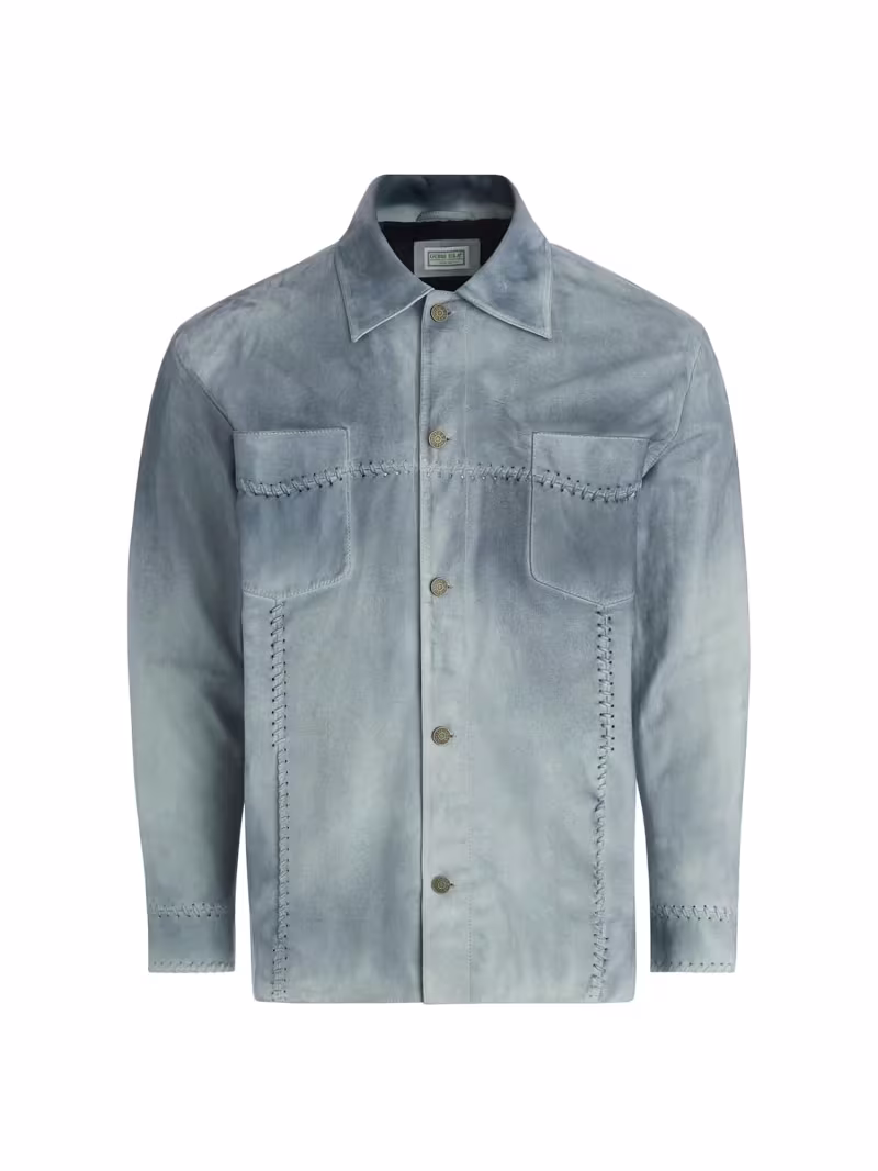 Regular fit suede shirt - GUESS