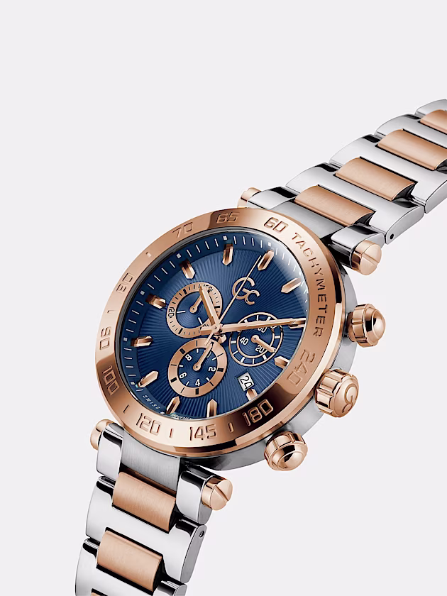 GC multi-function watch in stainless steel - GUESS