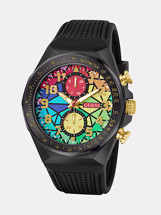 Silicone analogue watch 46 mm - GUESS
