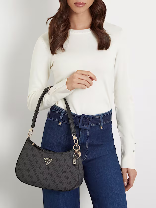 Noelle 4G logo shoulder bag - GUESS