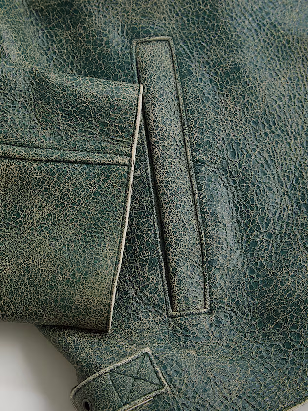 Genuine leather jacket - GUESS