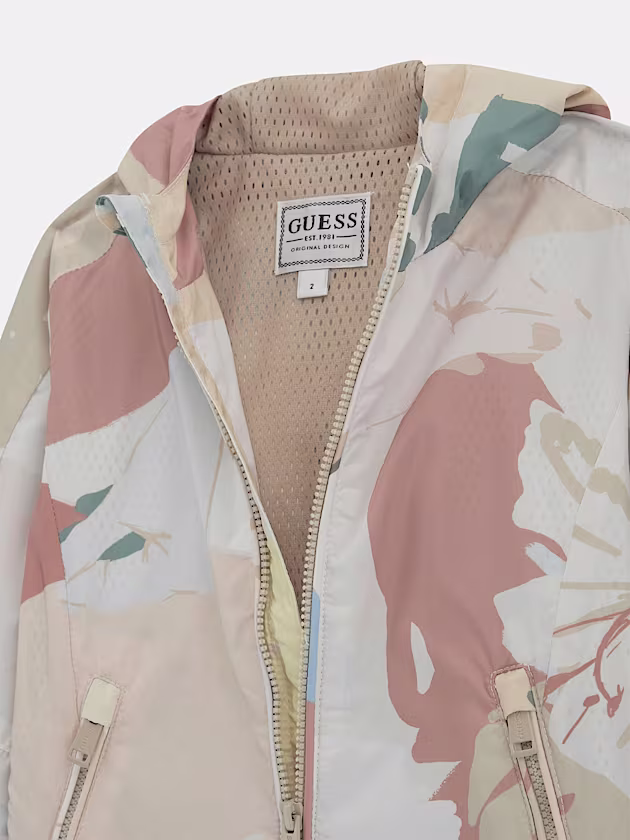 Printed windbreaker - GUESS