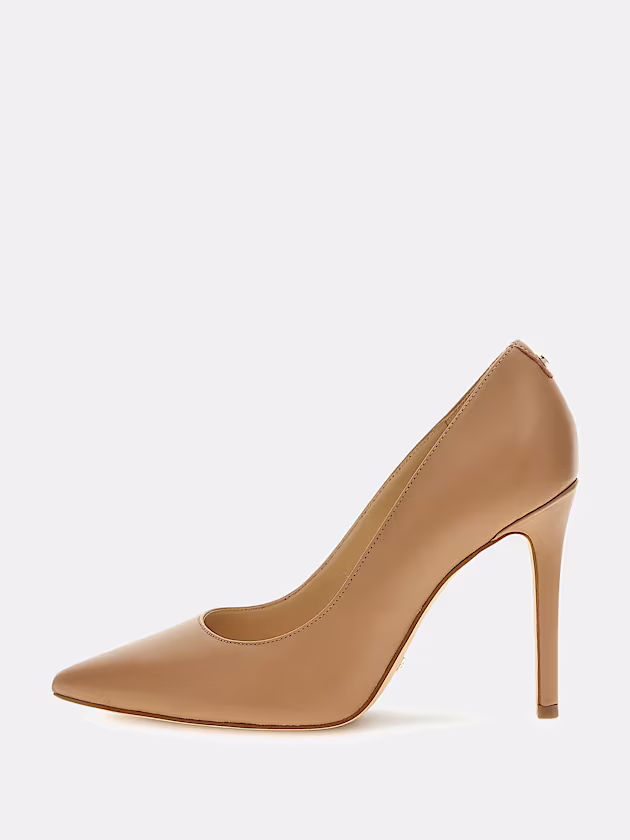 Gabben genuine leather court shoe - GUESS