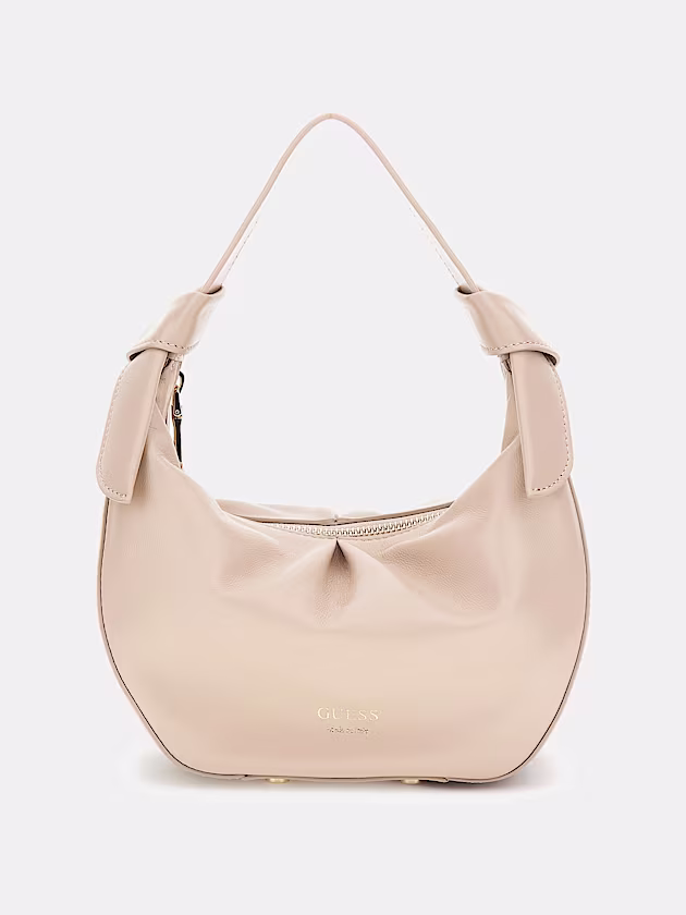 Jolie Genuine Leather Mini Crescent Bag - GUESS
