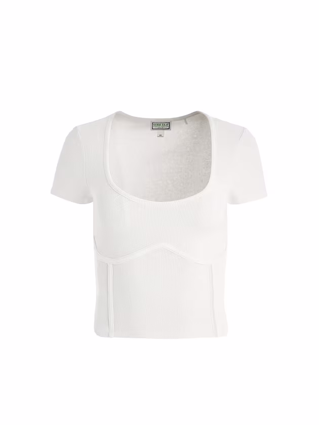 Stretch cotton top - GUESS