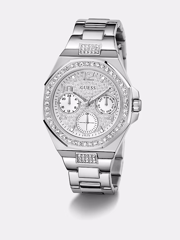 Multi-function crystal watch - GUESS