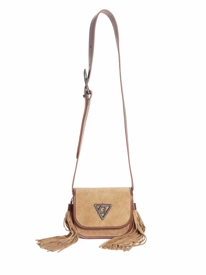 Mini fringes shoulder bag - GUESS
