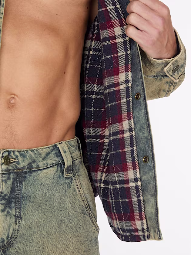 Regular fit denim shirt - GUESS