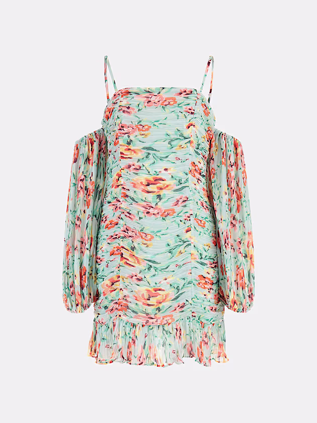 Floral print mini dress - GUESS