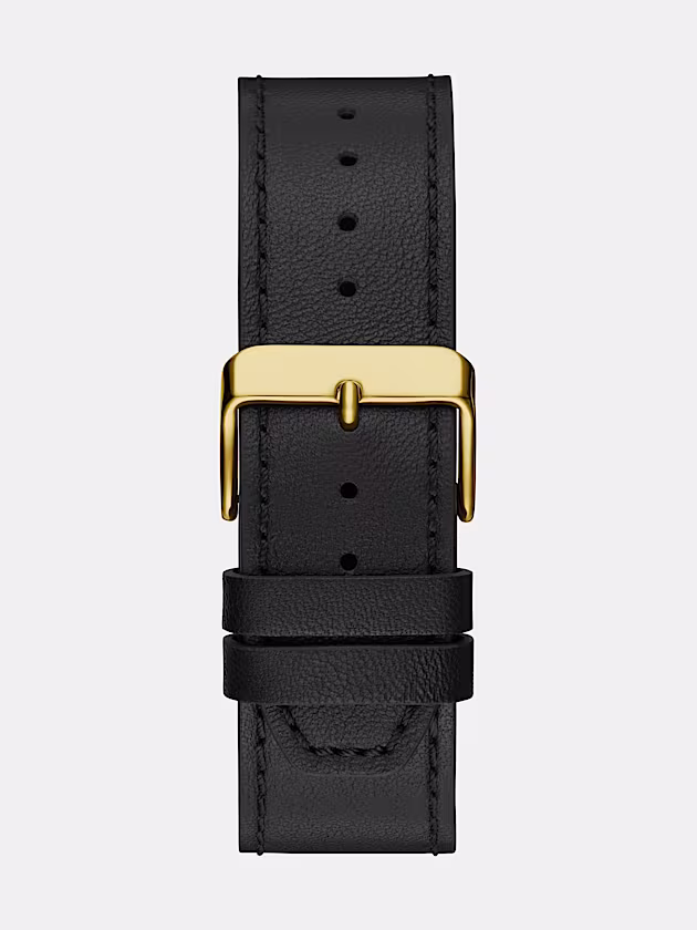 Genuine Leather multi-function watch - GUESS