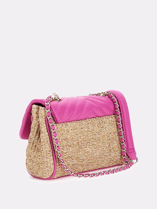 Straw crossbody bag - GUESS