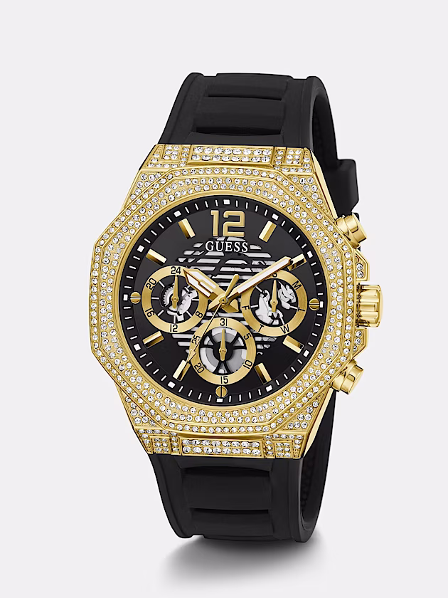 Multi-function silicone watch - GUESS